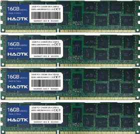 HADTK Server Memory 16GB 32GB 64GB DDR3 PC3-14900R 1866MHz 240pin ECC RDIMM For Server Workstation