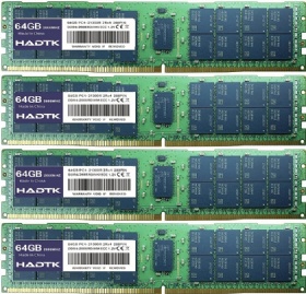 HADTK Server Ram 64GB 128GB 256GB DDR4-2666 PC4-21300 2Rx4 RDIMM ECC Registered Memory