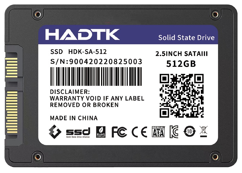 HADTK SSD 128GB 256GB 512GB 1TB 2TB 2.5inch SATA3.0 6Gb/s Internal